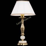 Бронзовая настольная лампа Оникс №1 с абажуром в Симферополе