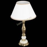 Бронзовая настольная лампа Оникс №1 с абажуром в Симферополе