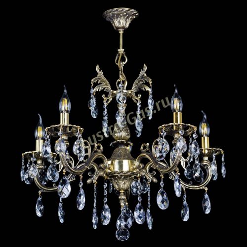 Люстра бронзовая Олимпия №5/1 баден в Симферополе Гусь Хрустальный