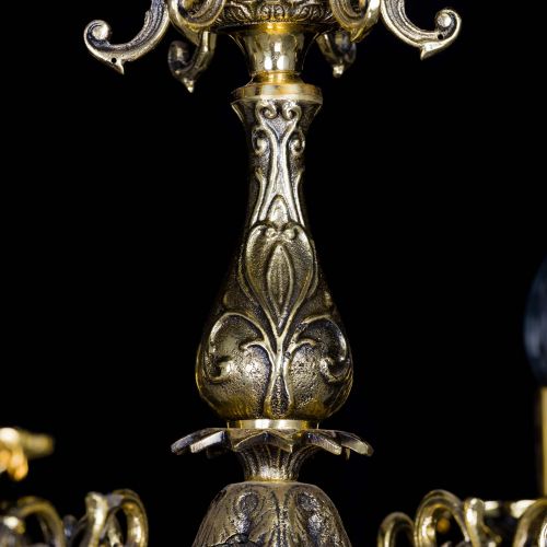 Люстра бронзовая Олимпия №6/3 баден в Симферополе Гусь Хрустальный