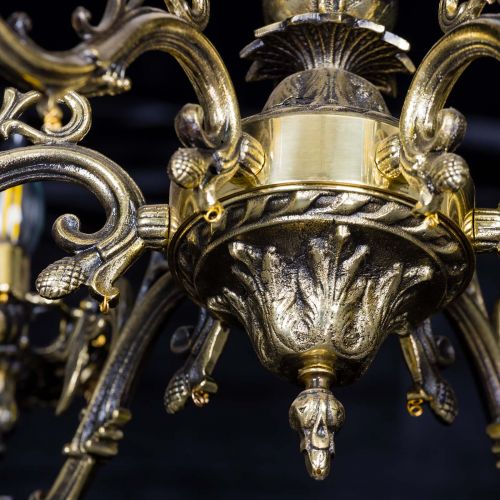 Люстра бронзовая Олимпия №6/3 баден в Симферополе Гусь Хрустальный