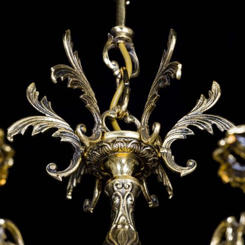 Люстра бронзовая Олимпия №6/3 баден в Симферополе Гусь Хрустальный