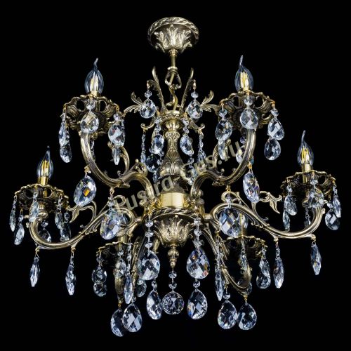 Люстра бронзовая Олимпия №6/1 баден в Симферополе Гусь Хрустальный