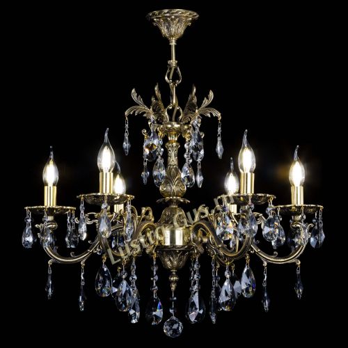 Люстра бронзовая Олимпия №6/1 лучик в Симферополе Гусь Хрустальный