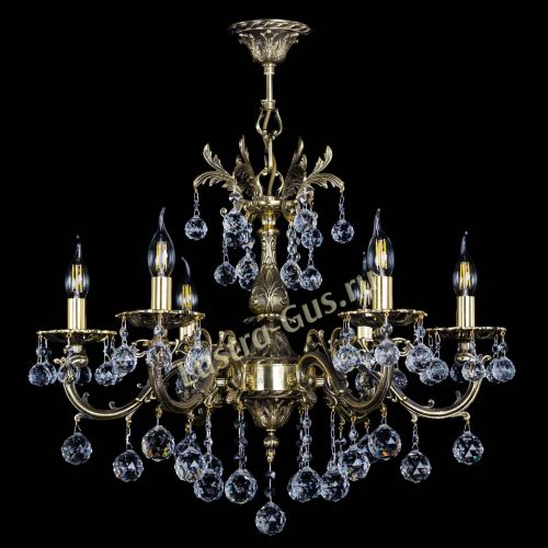 Люстра бронзовая Олимпия №6/1 шар в Симферополе Гусь Хрустальный