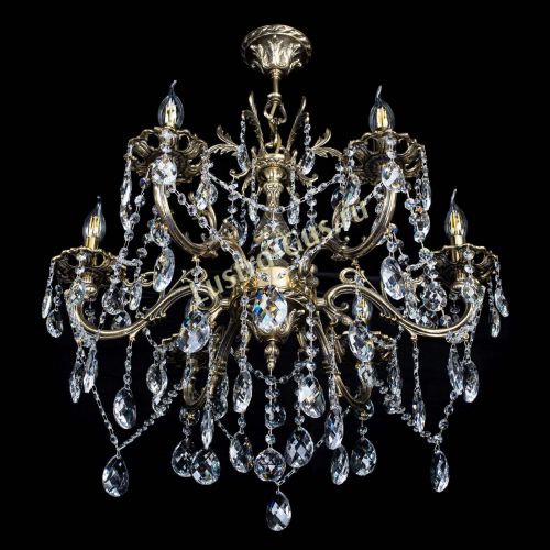 Люстра бронзовая Олимпия №6/3 баден в Симферополе Гусь Хрустальный