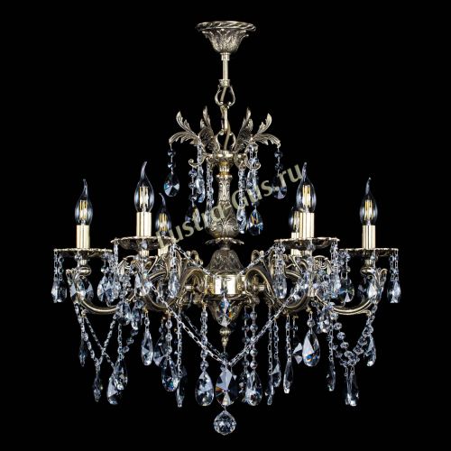 Люстра бронзовая Олимпия №6/3 лучик в Симферополе Гусь Хрустальный