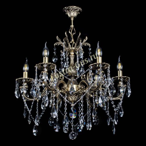 Люстра бронзовая Олимпия №6/3 лучик в Симферополе Гусь Хрустальный