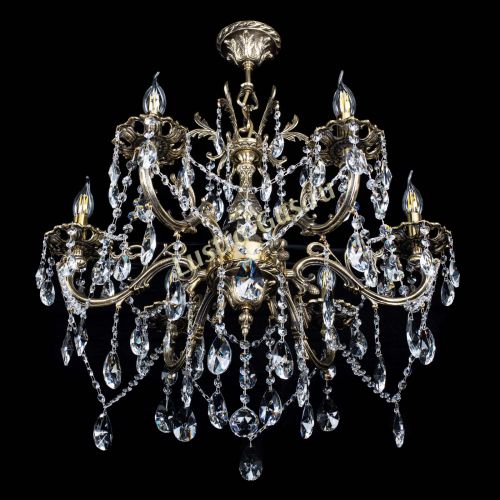 Люстра бронзовая Олимпия №6/3 лучик в Симферополе Гусь Хрустальный