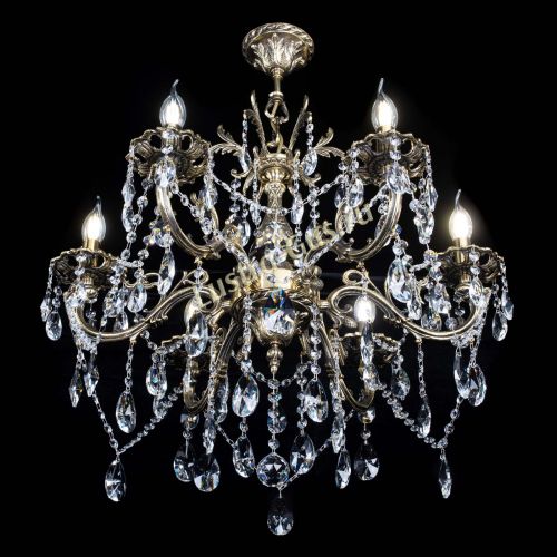 Люстра бронзовая Олимпия №6/3 лучик в Симферополе Гусь Хрустальный