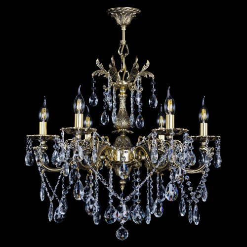 Люстра бронзовая Олимпия №6/3 журавлик в Симферополе Гусь Хрустальный