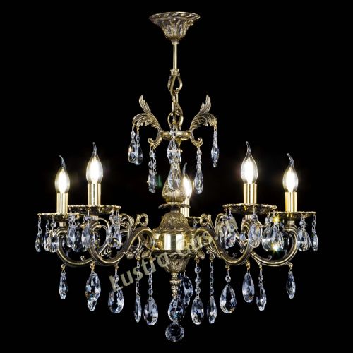 Люстра бронзовая Олимпия №5/1 журавлик в Симферополе Гусь Хрустальный