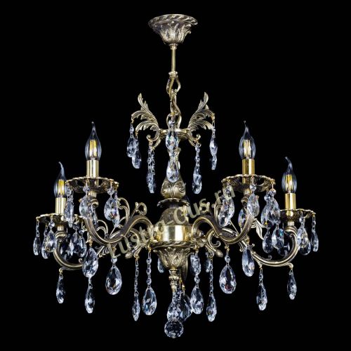 Люстра бронзовая Олимпия №5/1 журавлик в Симферополе Гусь Хрустальный