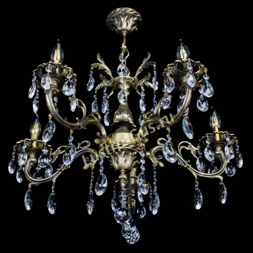 Люстра бронзовая Олимпия №5/1 журавлик в Симферополе Гусь Хрустальный