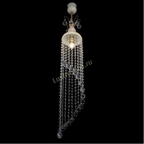 Люстра бронзовая Оникс №1/2 шар в Симферополе Гусь Хрустальный