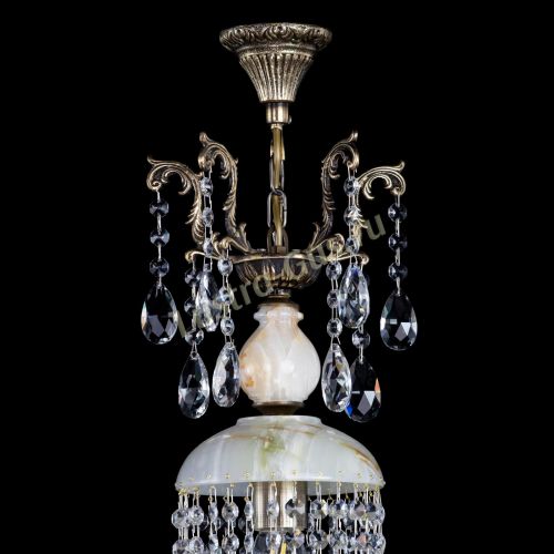 Люстра бронзовая Оникс №1/3 баден в Симферополе Гусь Хрустальный