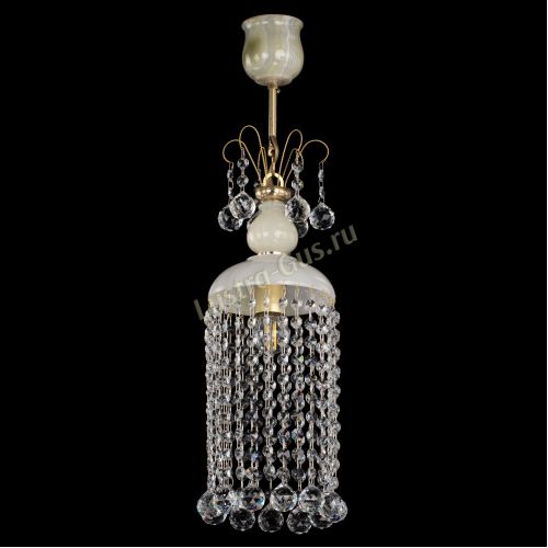 Люстра бронзовая Оникс №1 шар в Симферополе Гусь Хрустальный