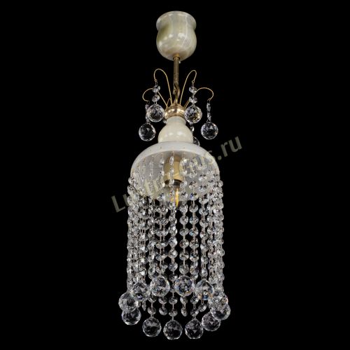 Люстра бронзовая Оникс №1 шар в Симферополе Гусь Хрустальный