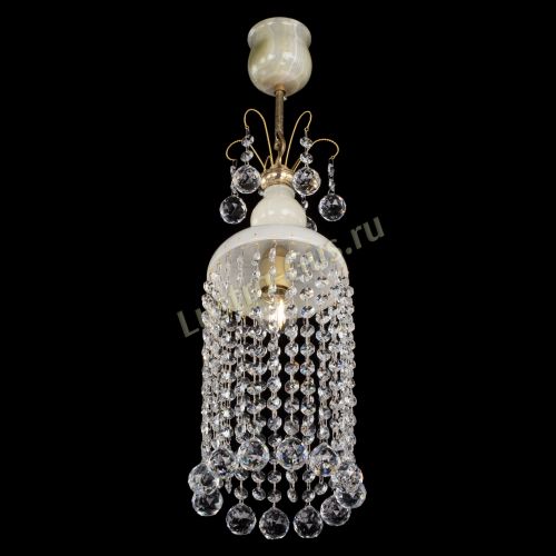 Люстра бронзовая Оникс №1 шар в Симферополе Гусь Хрустальный