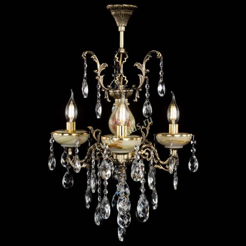 Люстра бронзовая Оникс №3/1 баден в Симферополе Гусь Хрустальный