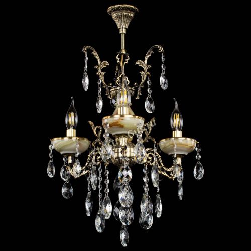 Люстра бронзовая Оникс №3/1 баден в Симферополе Гусь Хрустальный