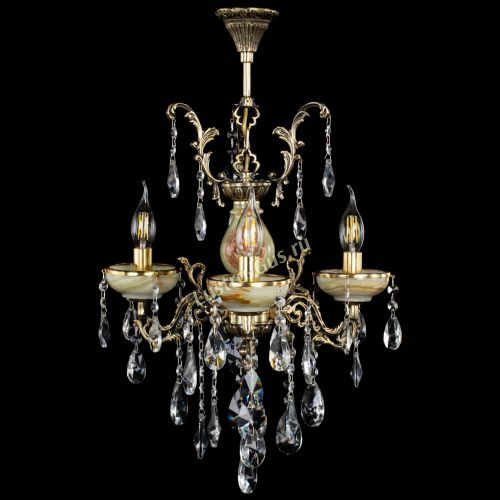 Люстра бронзовая Оникс №3/1 лучик в Симферополе Гусь Хрустальный