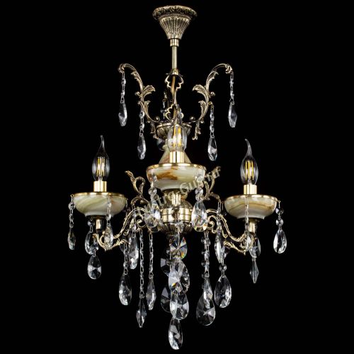 Люстра бронзовая Оникс №3/1 лучик в Симферополе Гусь Хрустальный