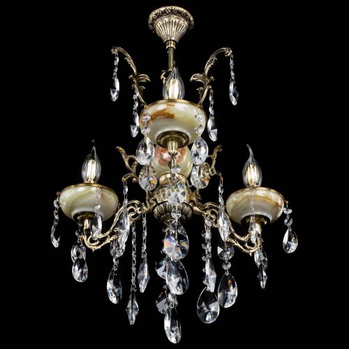 Люстра бронзовая Оникс №3/1 лучик в Симферополе Гусь Хрустальный