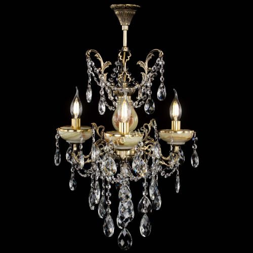 Люстра бронзовая Оникс №3/2 баден в Симферополе Гусь Хрустальный