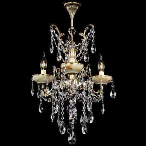 Люстра бронзовая Оникс №3/2 лучик в Симферополе Гусь Хрустальный