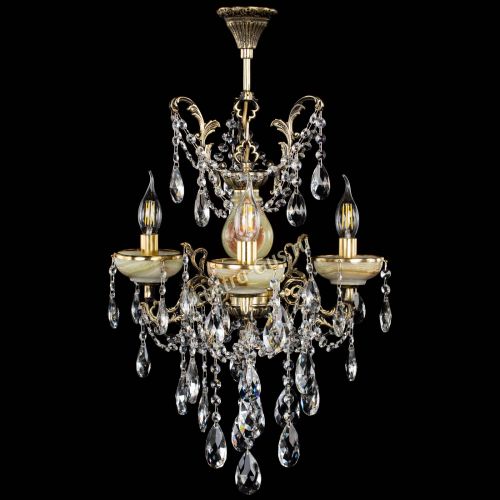 Люстра бронзовая Оникс №3/2 журавлик в Симферополе Гусь Хрустальный