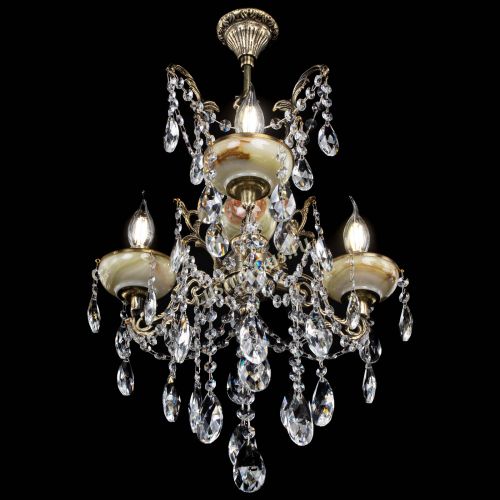 Люстра бронзовая Оникс №3/2 журавлик в Симферополе Гусь Хрустальный