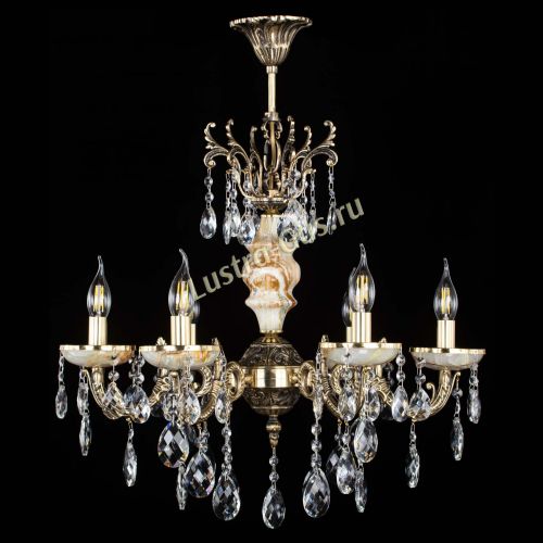 Люстра бронзовая Оникс №6/1 баден в Симферополе Гусь Хрустальный