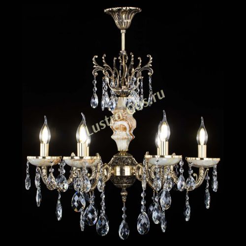 Люстра бронзовая Оникс №6/1 баден в Симферополе Гусь Хрустальный