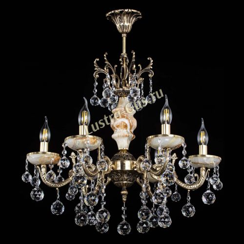 Люстра бронзовая Оникс №6/1 шар в Симферополе Гусь Хрустальный