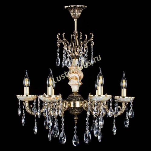 Люстра бронзовая Оникс №6/1 журавлик в Симферополе Гусь Хрустальный