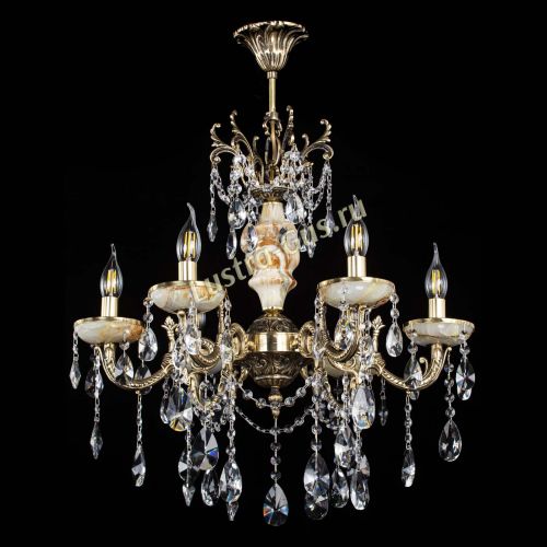 Люстра бронзовая Оникс №6/2 лучик в Симферополе Гусь Хрустальный