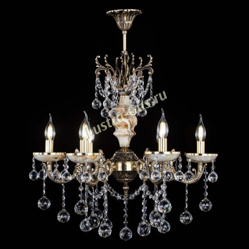 Люстра бронзовая Оникс №6/2 шар в Симферополе Гусь Хрустальный