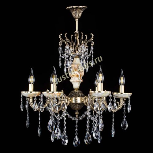 Люстра бронзовая Оникс №6/2 журавлик в Симферополе Гусь Хрустальный