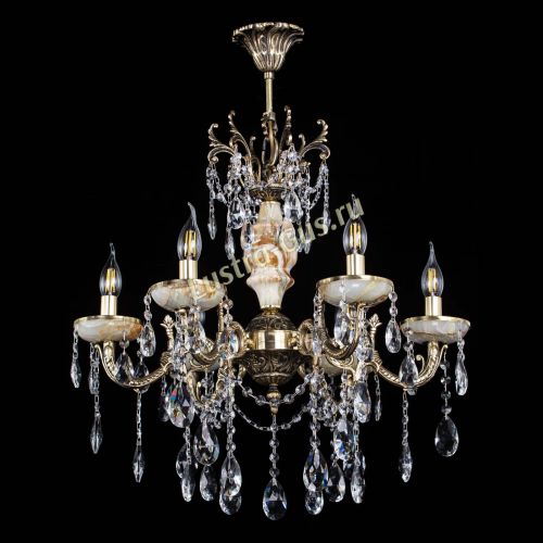 Люстра бронзовая Оникс №6/2 журавлик в Симферополе Гусь Хрустальный