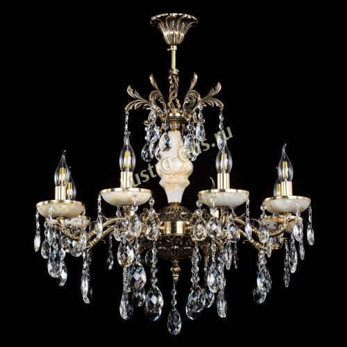 Люстра бронзовая Оникс №8/1 баден в Симферополе Гусь Хрустальный