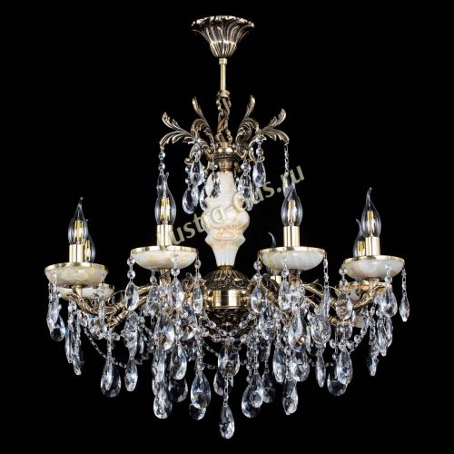 Люстра бронзовая Оникс №8/2 журавлик в Симферополе Гусь Хрустальный