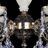 Люстра бронзовая Оникс белый №6/1 шар в Симферополе