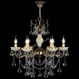 Люстра бронзовая Оникс белый №6/1 шар в Симферополе