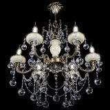 Люстра бронзовая Оникс белый №6/1 шар в Симферополе