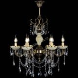 Люстра бронзовая Оникс белый №6/1 журавлик в Симферополе