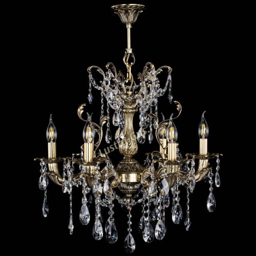 Люстра бронзовая Селена №6/2 лучик в Симферополе Гусь Хрустальный