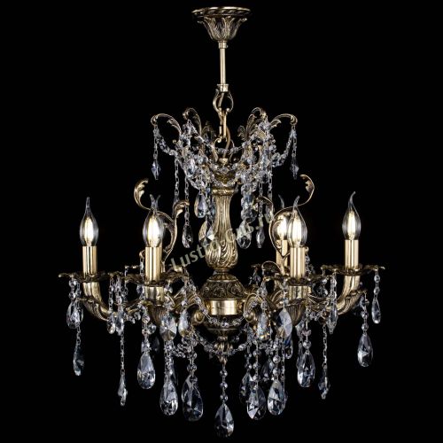 Люстра бронзовая Селена №6/2 лучик в Симферополе Гусь Хрустальный