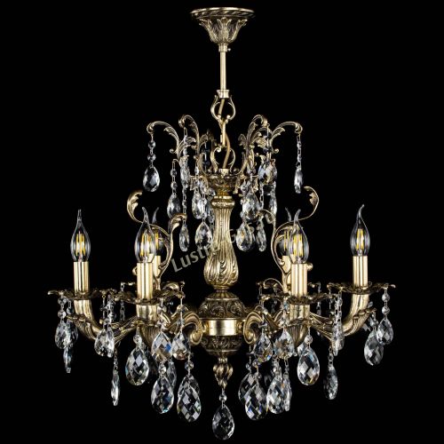 Люстра бронзовая Селена №6 баден в Симферополе Гусь Хрустальный