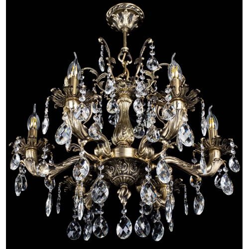 Люстра бронзовая Селена №6 баден в Симферополе Гусь Хрустальный